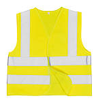 Дитячий світловідбиваючий жилет JN14 Жовтий, фото 2