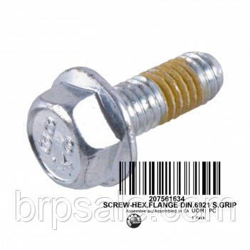 Гвинт M6X16 Screw din. 6921 S *HEX. FLANGED SCREW M6X16, SCOTCH GRIP