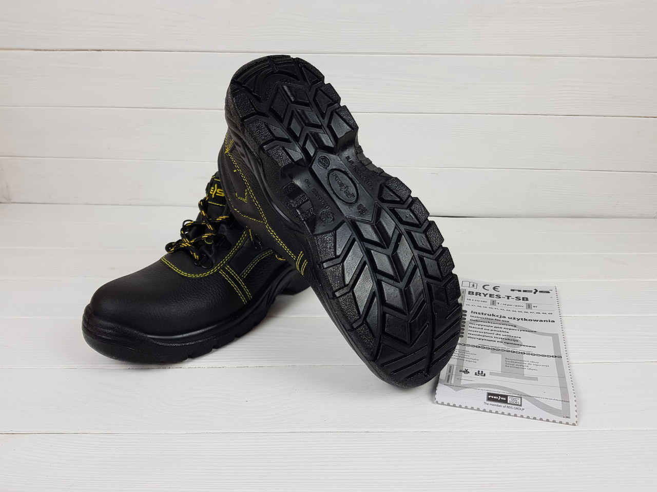 Спецобувь ботинки защитные мужские рабочая евро обувь повседневная метал носок роба для работников польша reis - фото 3 - id-p590640232