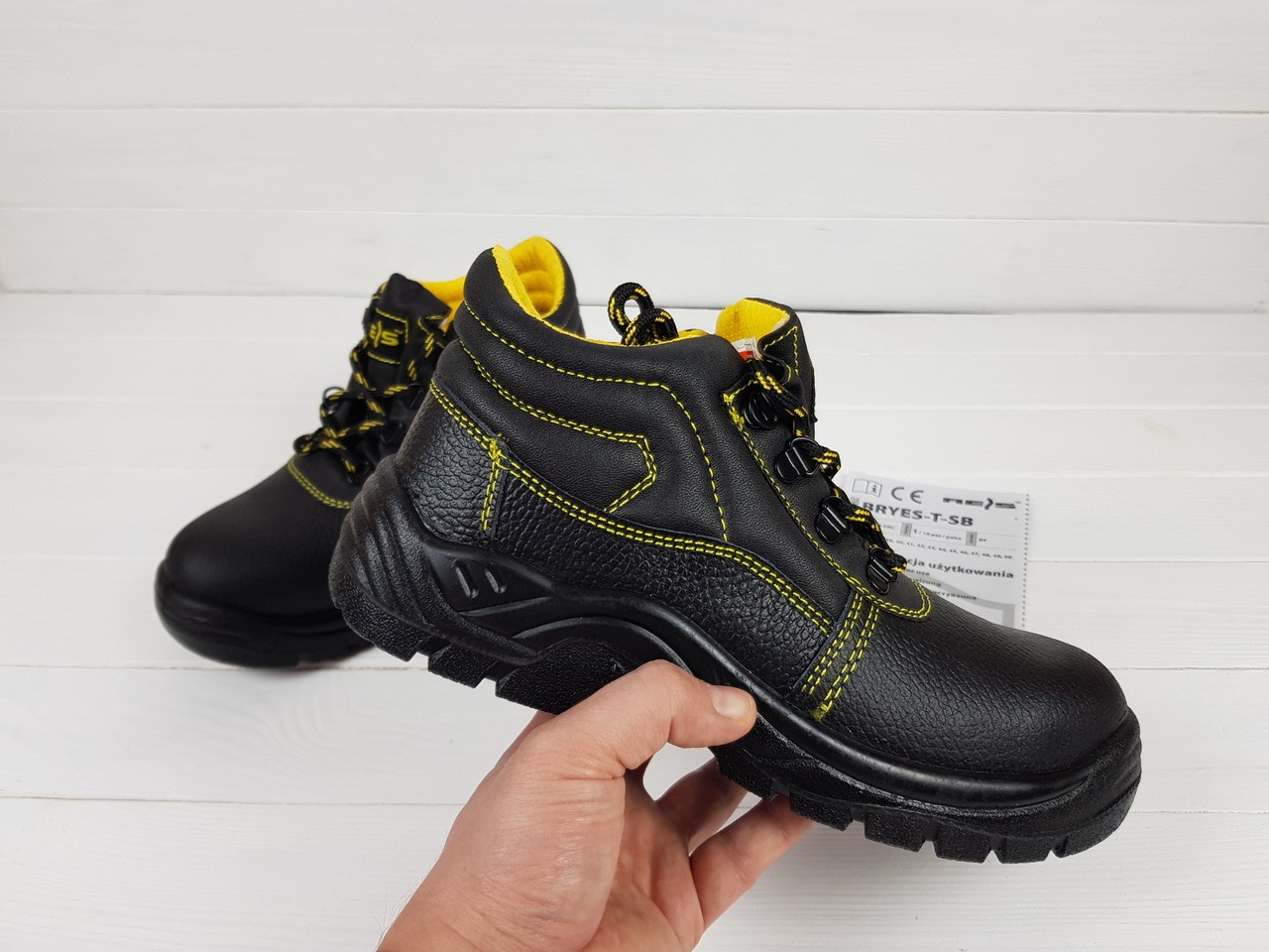 Спецвзуття черевики захисні чоловічі робоче євро взуття повсякденне метал підносок роба для працівників польша reis