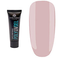 Полігель для нарощування нігтів Global Fashion Poly UV Gel ELN № 12 30 мл