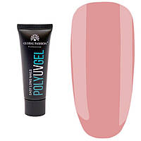 Полігель для нарощування нігтів Global Fashion Poly UV Gel ELN № 10 30 мл