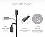Кабель для смартфонів BlitzWolf® BW-CB7 2.4 A Micro USB, фото 2