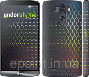 Чохол на LG G3 dual D856 Переливні стільники "498c-56", фото 1