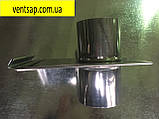 Шибер діаметр 110 мм, нержавіюча сталь 0,8 мм, димар, фото 4