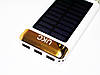 Power Bank UKC 15000mAh з сонячною батареєю 3xUSB LED ліхтар Глянець, фото 4