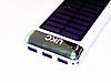 Power Bank UKC 15000mAh з сонячною батареєю 3xUSB LED ліхтар Глянець, фото 6