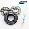 Комплект підшипників та сальник (6204+6205+30*60.55*10/12) для пральної машини Samsung DC62-00242A - запчастини для пральних машин, фото 2