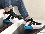 Чоловічі кросівки Nike Air Force 270, Найк Аір Форс, демісезонні, прескожа, білі з чорним (розмір 43,44,45), фото 4
