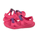 Босоніжки, сандалі для дівчинки Крокси оригінал / Crocs Kids Swiftwater River Sandal (204988), Рожеві, фото 4