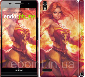 Чехол на Huawei Ascend P6 Dota 2. Lina 2 "988c-39", фото 1