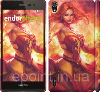Чехол на Huawei Ascend P7 Dota 2. Lina 2 "988c-49"