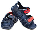 Босоніжки, сандалі для хлопчика Крокси оригінал / Crocs Kids' Swiftwater River Sandal (204988), Темно-сині, фото 2