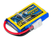 Акумулятор Giant Power Li-Pol 300mAh 3.7 V 1S 25C 8х20х32мм для Walkera/Hubsan