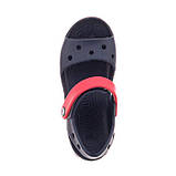 Босоножки сандалии для мальчика Кроксы Крокбэнд оригинал / Crocs Kids Crocband Sandal (12856), Темно-синие, фото 9