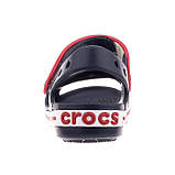 Босоножки сандалии для мальчика Кроксы Крокбэнд оригинал / Crocs Kids Crocband Sandal (12856), Темно-синие, фото 8