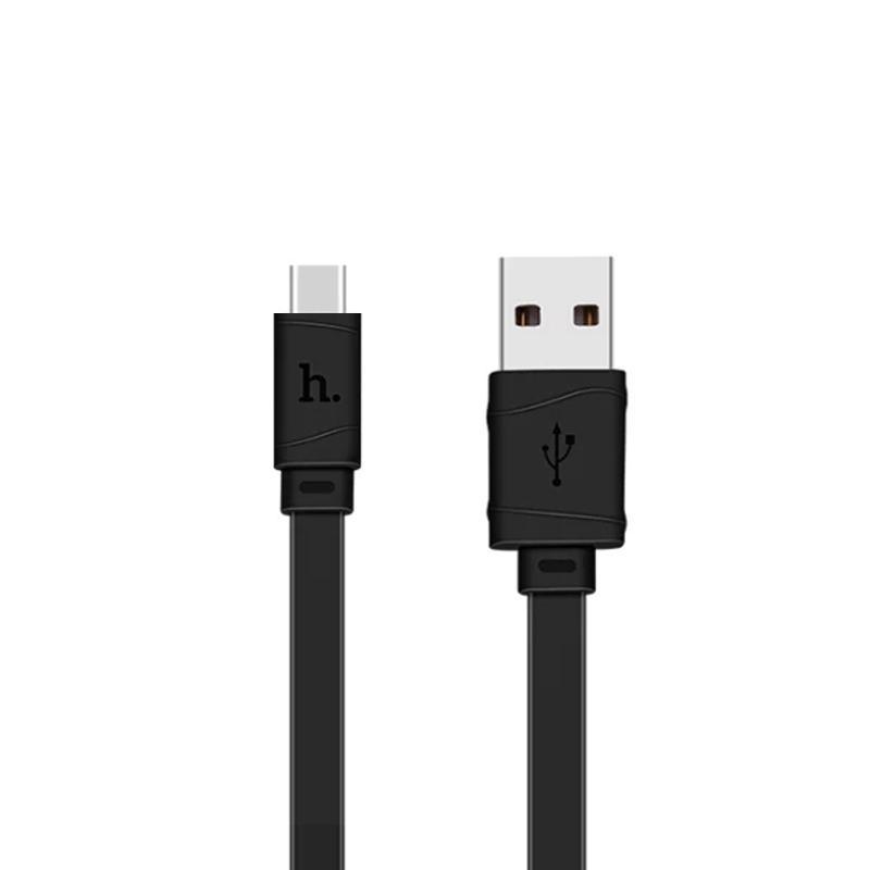 USB Cable Hoco X5 Bamboo Type-C Black 1m