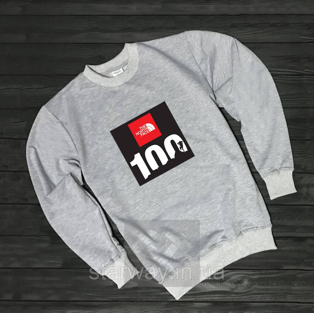 Стильний світшот | чоловіча кофта the north face 100
