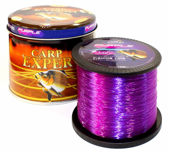 Волосінь фідерна Carp Expert UV Purple 1000 м 0.25 мм 8.9 кг, фото 1
