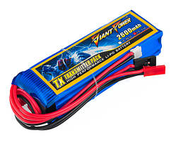 Акумулятор Giant Power Li-Pol 2600 mAh 11.1 V 3S 3C 25x31x97 мм Futaba+JST для передавачів