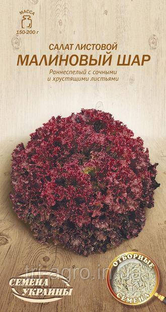 Салат листовий Малиновий Куля 1г (НУ)
