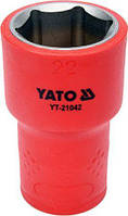 Шестигранна Головка торцева діелектрична 22 мм 1/2" YATO YT-21042 (Польща)
