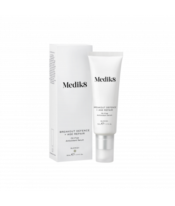 Антиоксидантна сироватка з мідними хелатами — Medik8 Breakout Defence+ age repair, фото 1