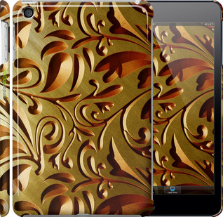 Чохол на iPad mini 2 (Retina) Золотий металевий візерунок "746c-28"