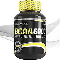 Незамінні амінокислоти BioTech BCAA 6000 100 таб