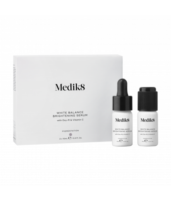 Освітлювальна сироватка з OXY-R і вітаміном C — Medik8 White balance brightening serum 2*10 мл., фото 1