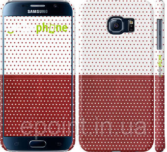 Чохол на Samsung Galaxy S6 G920 Горошок 5"2908c-80"