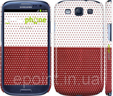 Чехол на Samsung Galaxy S3 Duos I9300i Горошек 5 "2908c-50"