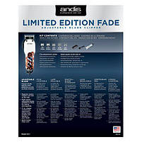 Машинка для стрижки Andis Fade Limited Edition Barber Pole (AN 66725), фото 6