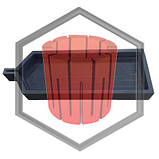 Графітова кювета для сплавлення та стекання матеріалів, фото 2