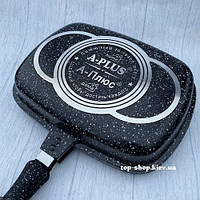 Сковорода гриль двостороння A-Plus Double Pan Fp-1502 (32 см)