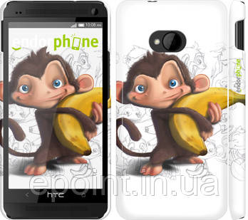 Чохол на HTC One M7 Мартушка з бананом "1245c-36"