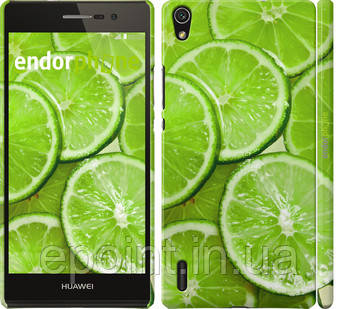 Чехол на Huawei Ascend P7 Лайм "2742c-49", фото 1