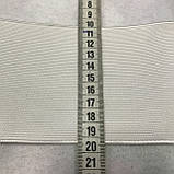 Гумка еластична біла широка, ширина 10 см, фото 2