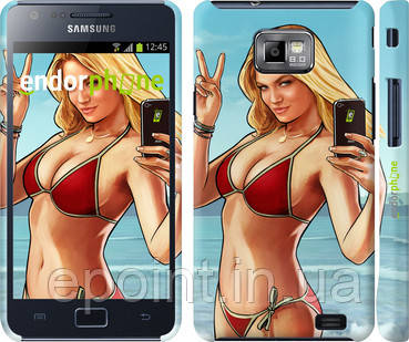 Чехол на Samsung Galaxy S2 Plus i9105 GTA 5. Girl "947c-71"