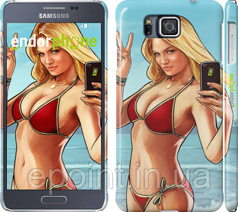 Чехол на Samsung Galaxy Alpha G850F GTA 5. Girl "947c-65", фото 1
