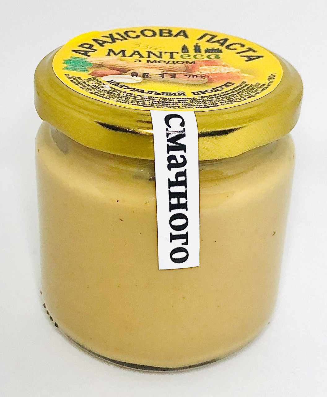 Арахісова паста з медом, 180г, Manteca