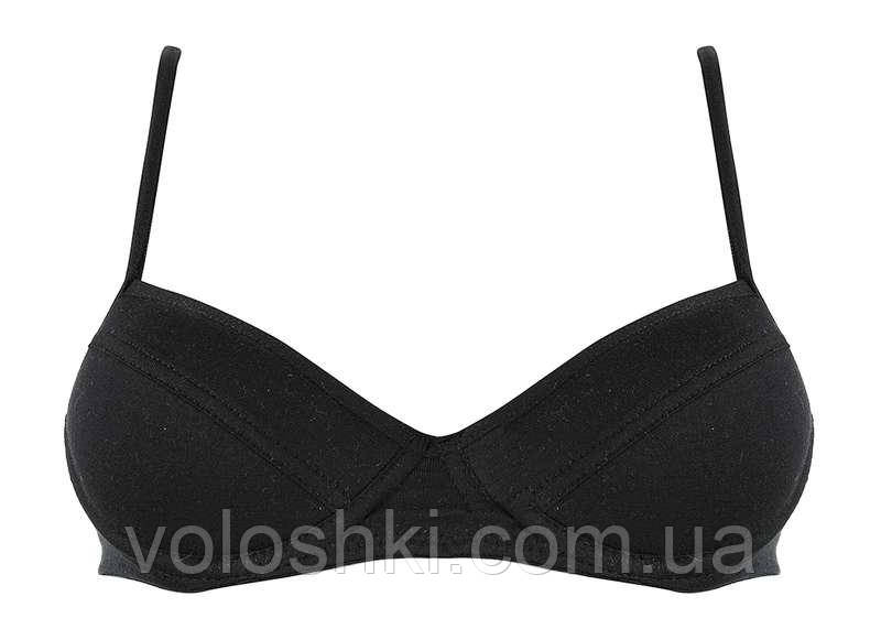 Бюстгальтер з поролоном підлітковий.чорний DONELLA, фото 1