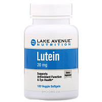 Лютеїн натуральний 20 мг 120 капс вітаміни для очей Lake Avenue Nutrition USA