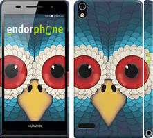 Чехол на Huawei Ascend P6 Сова "1068c-39"