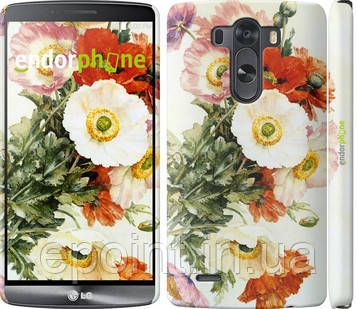 Чехол на LG G3 D855 Raoul de Longpre. Маки "1972c-47"