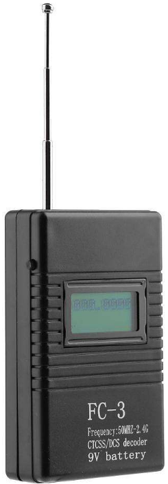 Частотомір, вимірювач частоти сигналу FC-3 (50МГц - 2.4 ГГц) для DCS і CTCSS, фото 1