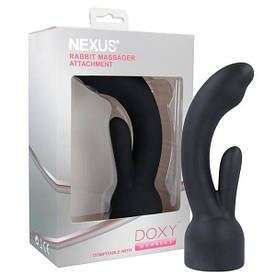 Насадка для вібромасажера Doxy Number 3 - Nexus Rabbit Massager у вигляді вібратора-кролика 777Shop.com.ua