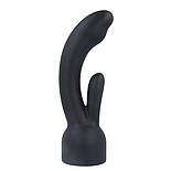 Насадка для вібромасажера Doxy Number 3 - Nexus Rabbit Massager у вигляді вібратора-кролика 777Store.com.ua, фото 2