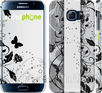 Чохол на Samsung Galaxy S6 G920 Квітковий візерунок 3 "1582c-80", фото 1