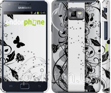 Чохол на Samsung Galaxy S2 i9100 Квітковий візерунок 3"1582c-14"